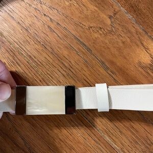 Tanner slim leather belt